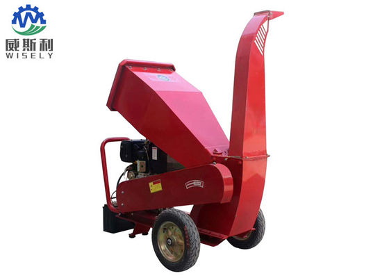 الصين 15KW الأحمر ديزل الخشب شيبر الطاحن ، آلة التقطيع حديقة الأغصان المزود