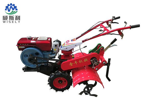 الصين ISO قياسي 5.67KW ديزل قوة الحارث / معدات مزرعة صغيرة اللون الأحمر المزود